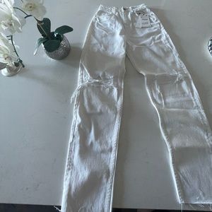 Brand new white Zara jeans with tags!